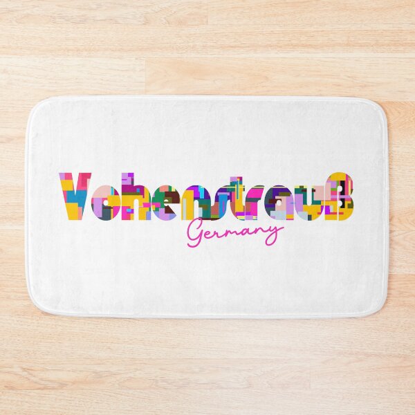 Item preview, Vohenstrauß, Germany, Vibrant Abstract City Typography Art designed and sold by Wanderful-roads.