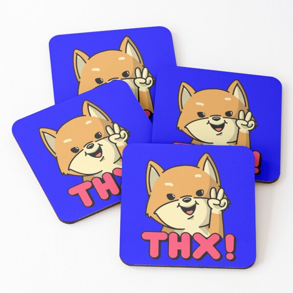 Item preview, Cute Shiba Inu Thx Peace Sign designed and sold by GenZFashion000.
