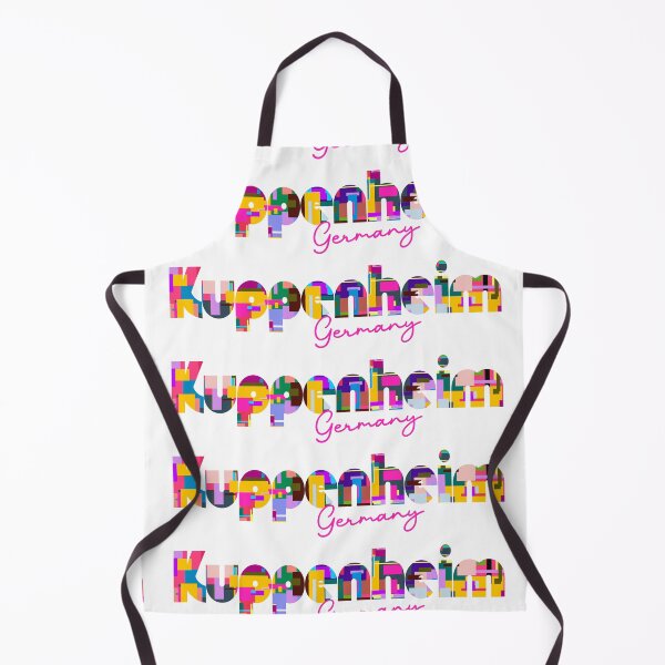 Item preview, Kuppenheim, Germany, Vibrant Abstract City Typography Art designed and sold by Wanderful-roads.