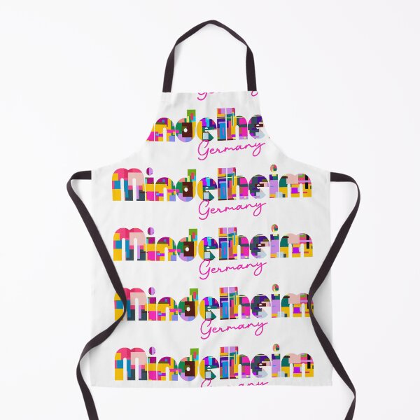 Item preview, Mindelheim, Germany, Vibrant Abstract City Typography Art designed and sold by Wanderful-roads.