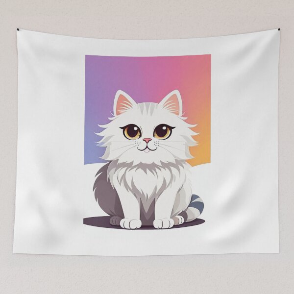 Item preview, Art - Stylized Kawaii Cat, Aesthetic of Mobile Video Games designed and sold by AnimeShin.