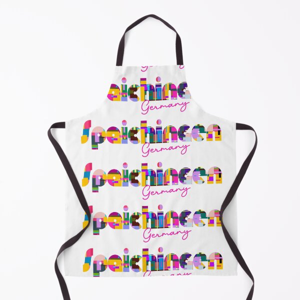 Item preview, Spaichingen, Germany, Vibrant Abstract City Typography Art designed and sold by Wanderful-roads.