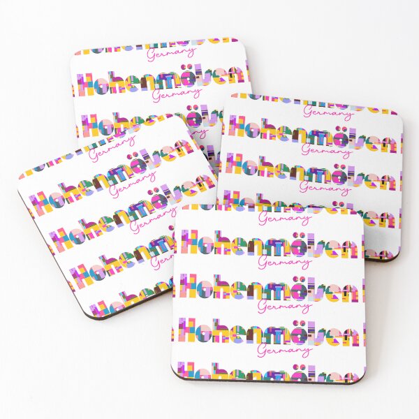 Item preview, Hohenmölsen, Germany, Vibrant Abstract City Typography Art designed and sold by Wanderful-roads.