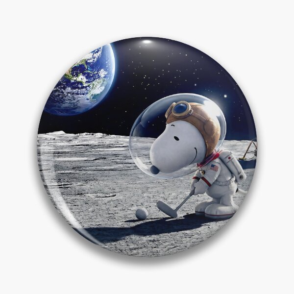 Item preview, Snoopy Woodstock Astronaut Moon Landing Golf Adventure designed and sold by N0WUC1.