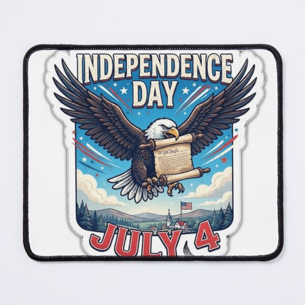 Item preview, Independence Day Eagle Patriotic July 4th designed and sold by SNC3421.