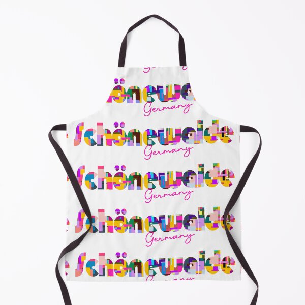 Item preview, Schönewalde, Germany, Vibrant Abstract City Typography Art designed and sold by Wanderful-roads.