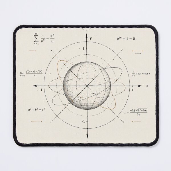 Artikelvorschau, Mathematik – Die universelle Sprache | Minimales Mathematikdesign entworfen und verkauft von cosmorastudio.