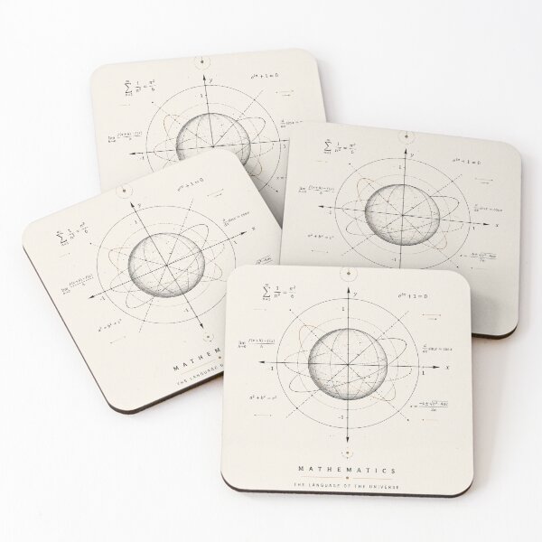 Item preview, Mathematics – The Universal Language | Minimal Math Design designed and sold by cosmorastudio.