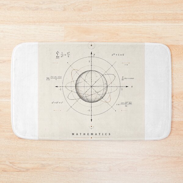Item preview, Mathematics – The Universal Language | Minimal Math Design designed and sold by cosmorastudio.