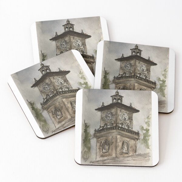 Item preview, Historic Clock Tower Watercolor Sketch designed and sold by StuartMooreArt.