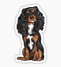 Cavalier King Charles Spaniel - Black and Tan Sticker