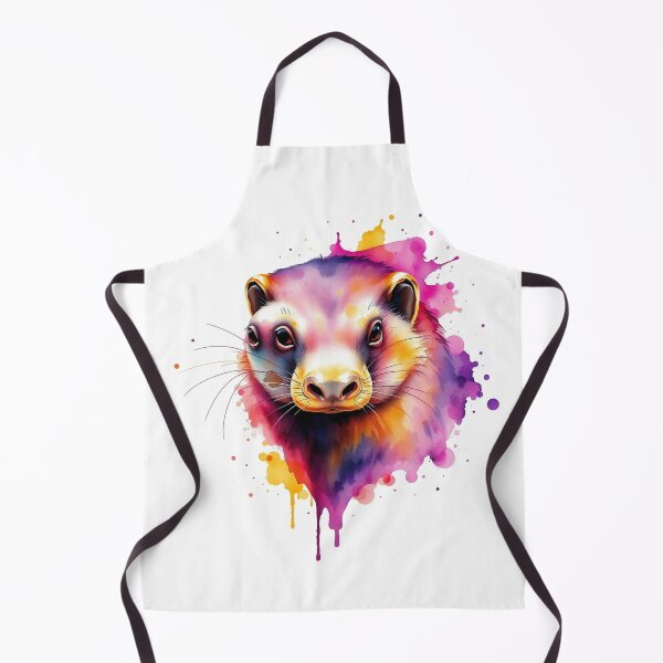 Item preview, Marmot Watercolor Splash - Modern Graphic Art Stic designed and sold by QuirkThreadsCo.