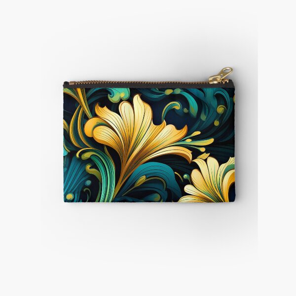 Item preview, Art Nouveau Blue, Green And Golden Decorative Floral  designed and sold by DEC02.