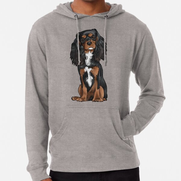 Cavalier King Charles Spaniel - Black and Tan Lightweight Hoodie