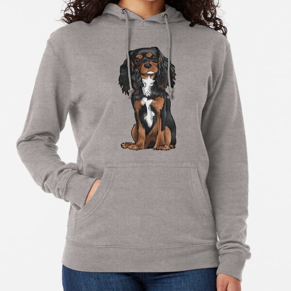 Cavalier King Charles Spaniel - Black and Tan Lightweight Hoodie