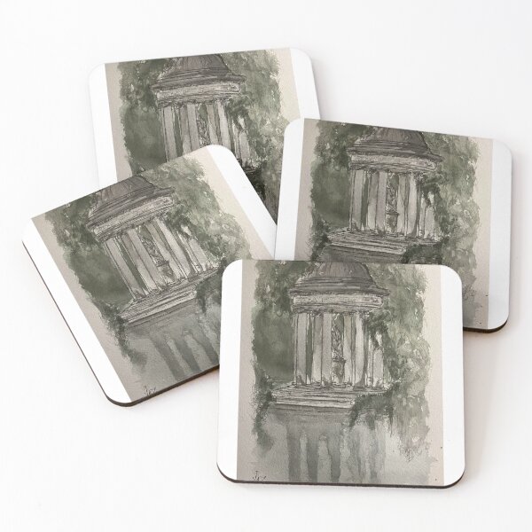 Item preview, Classical Rotunda Pavilion Watercolor Sketch designed and sold by StuartMooreArt.
