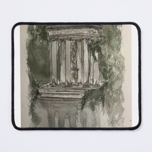 Item preview, Classical Rotunda Pavilion Watercolor Sketch designed and sold by StuartMooreArt.