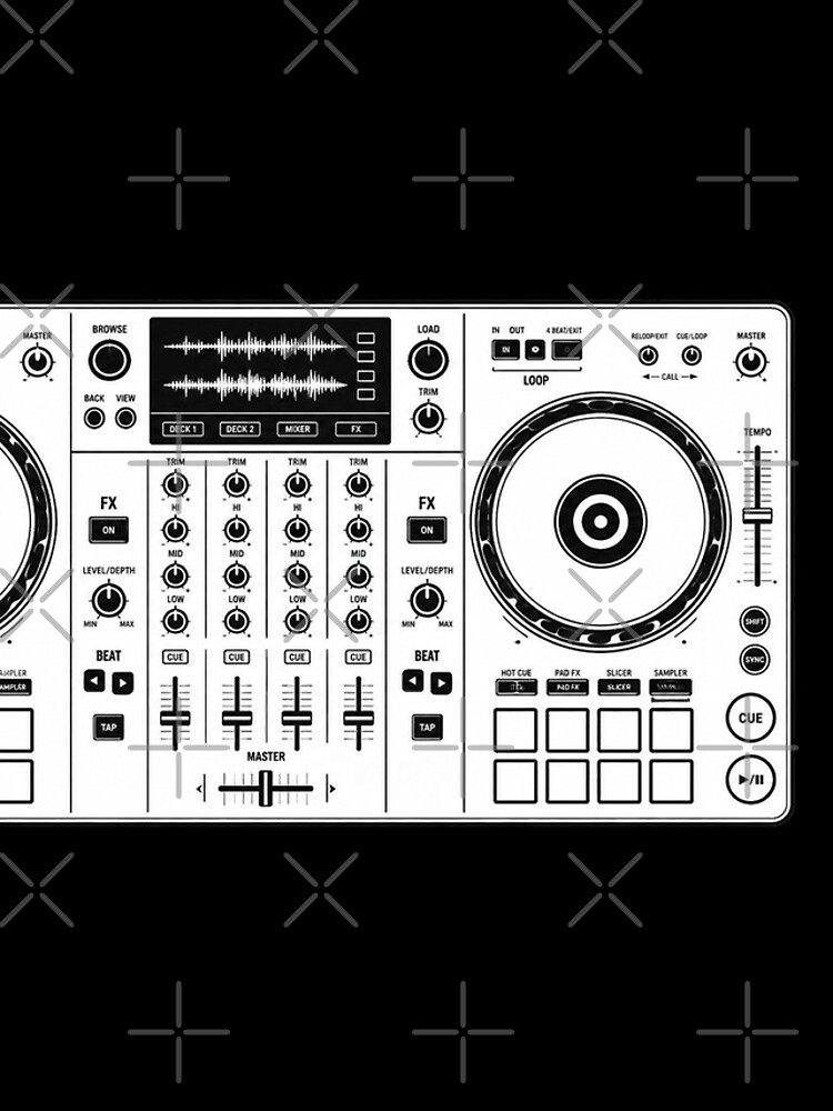 Thumbnail 5 of 5, iPhone Case, dj console designed and sold by Looplk.