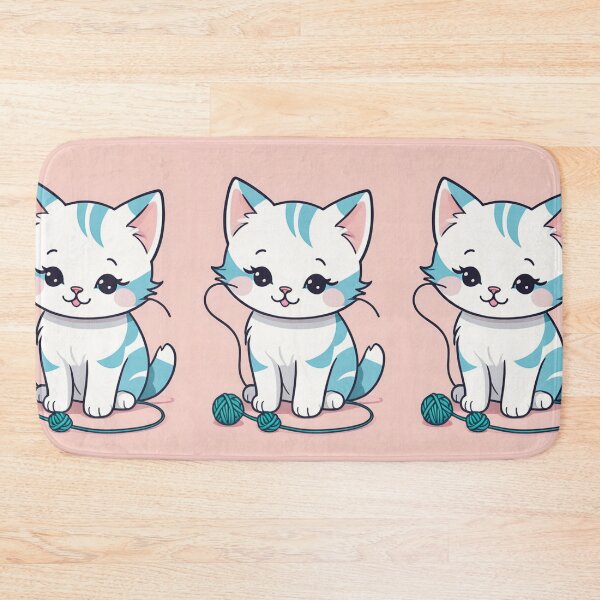 Item preview, Art - Stylized Kitten, Childlike and Kawaii Illustration designed and sold by AnimeShin.