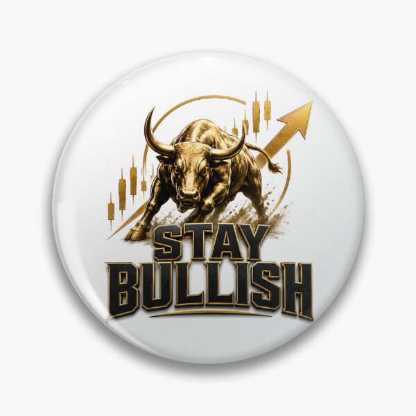 Item preview, Stay Bullish | Bull Market Forex Trading Motivation Typography designed and sold by PipForgeStudio .