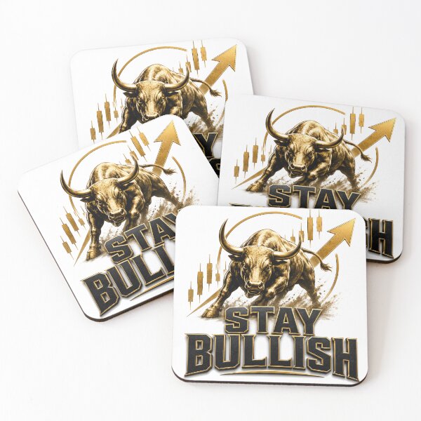 Item preview, Stay Bullish | Bull Market Forex Trading Motivation Typography designed and sold by PipForgeStudio .