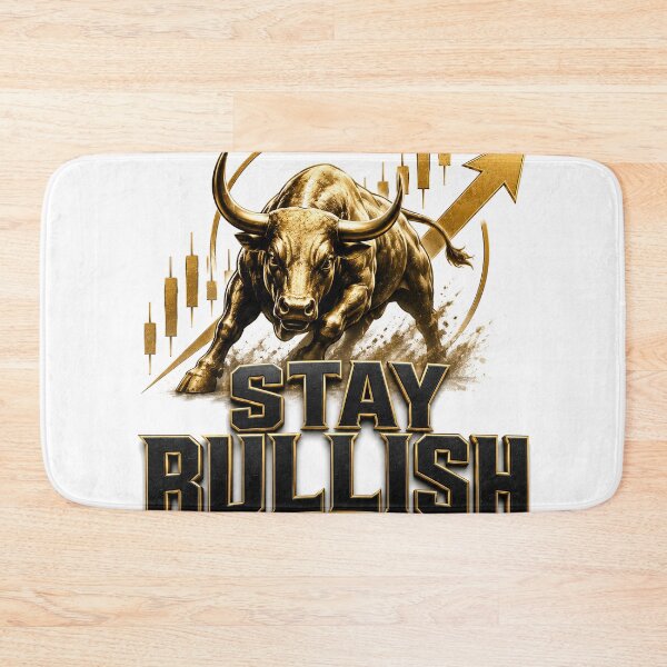 Item preview, Stay Bullish | Bull Market Forex Trading Motivation Typography designed and sold by PipForgeStudio .