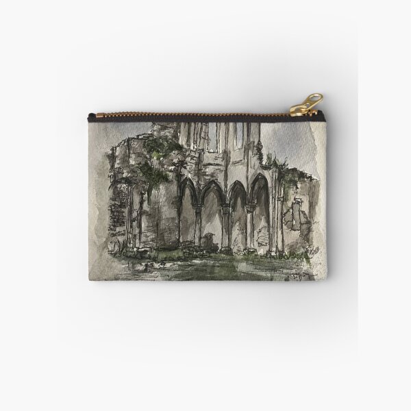 Item preview, Gothic Ruins Watercolor Sketch designed and sold by StuartMooreArt.