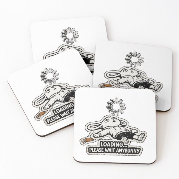 Item preview, Loading... Please Wait AnyBunny Funny Lazy Rabbit Sticker designed and sold by bunnymode.