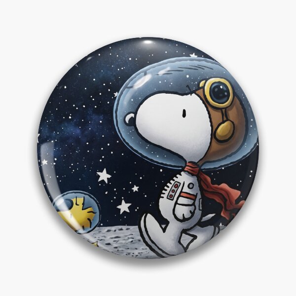 Item preview, Snoopy Woodstock Astronaut Galaxy Space Explorers Moon Adventure designed and sold by N0WUC1.