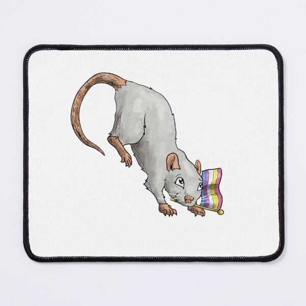 Item preview,  Bigender Pride rat designed and sold by RootSpellStudio.