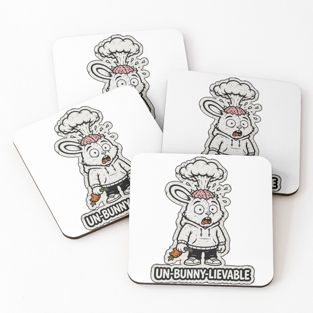 Item preview, Coasters (Set of 4) designed and sold by bunnymode.