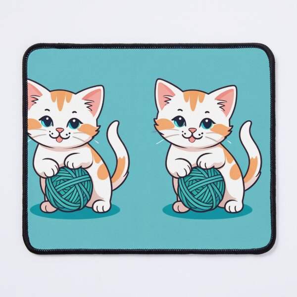 Item preview, Illustration - Adorable Kitten, Kawaii Style designed and sold by AnimeShin.