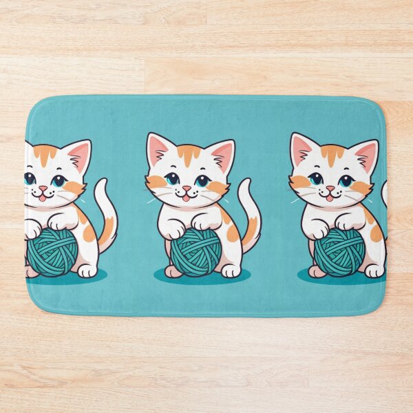 Item preview, Illustration - Adorable Kitten, Kawaii Style designed and sold by AnimeShin.