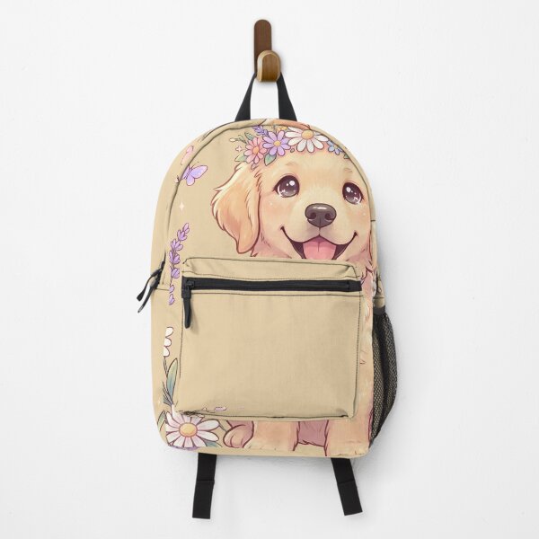 Item preview, Cute Golden Retriever with Floral Crown | Kawaii Dog Lover T-Shirt designed and sold by Him0227.