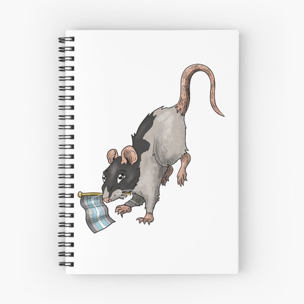 Item preview, Demiboy Pride rat designed and sold by RootSpellStudio.