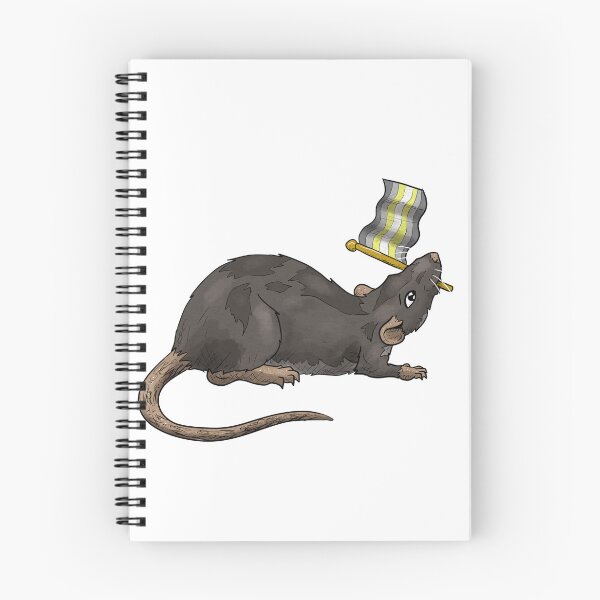 Item preview, Demigender Pride rat designed and sold by RootSpellStudio.
