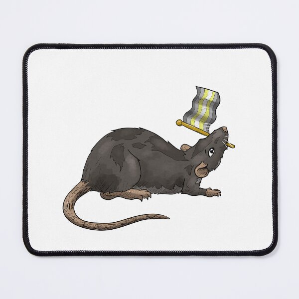 Item preview, Demigender Pride rat designed and sold by RootSpellStudio.