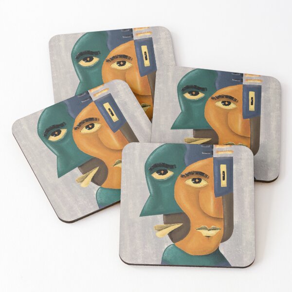Item preview, Vintage Pop Cubism Face Abstract designed and sold by aekritdeach.