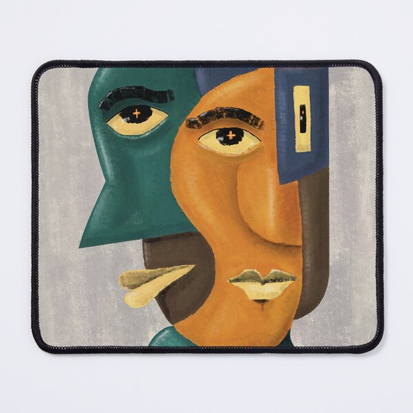 Item preview, Vintage Pop Cubism Face Abstract designed and sold by aekritdeach.