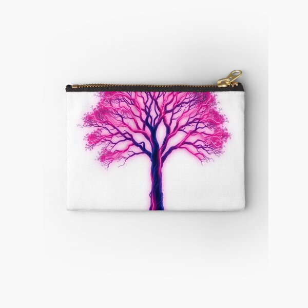 Item preview, A Tree With Roots Made Of Glowing Neon Threads Ret designed and sold by QuirkThreadsCo.