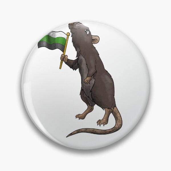 Item preview, Neutrois Pride rat designed and sold by RootSpellStudio.