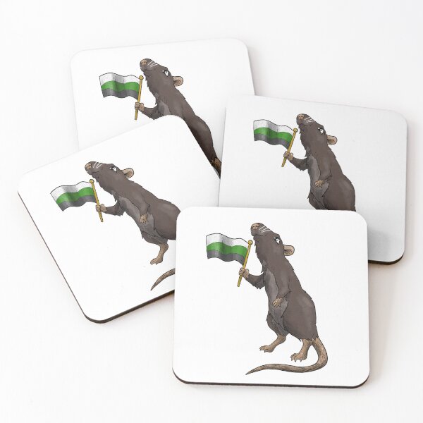 Item preview, Neutrois Pride rat designed and sold by RootSpellStudio.