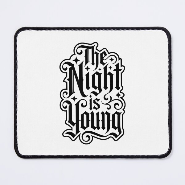 Item preview, The Night is Young Gothic Spooky Halloween Design designed and sold by AntiqueImages.