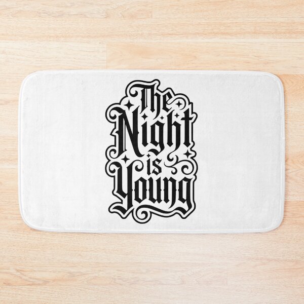 Item preview, The Night is Young Gothic Spooky Halloween Design designed and sold by AntiqueImages.