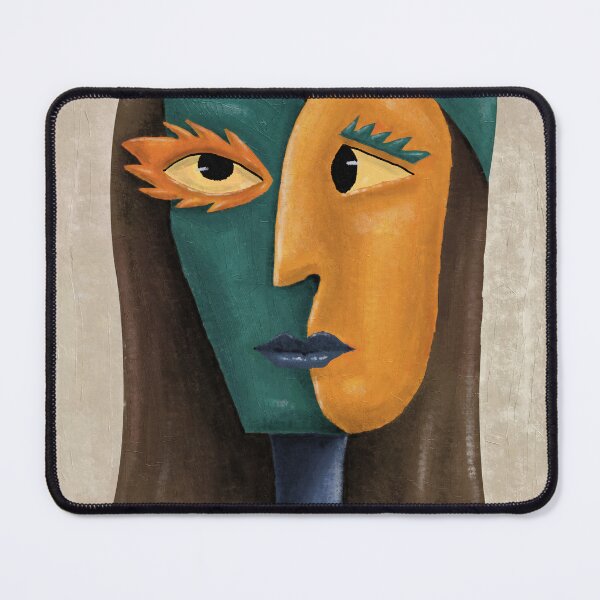 Item preview, Abstract Cubist Woman Portrait designed and sold by aekritdeach.