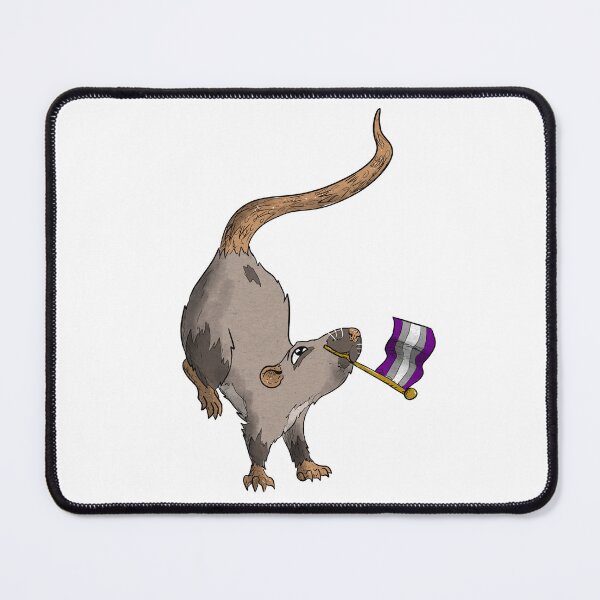 Item preview, Graysexual Pride rat designed and sold by RootSpellStudio.