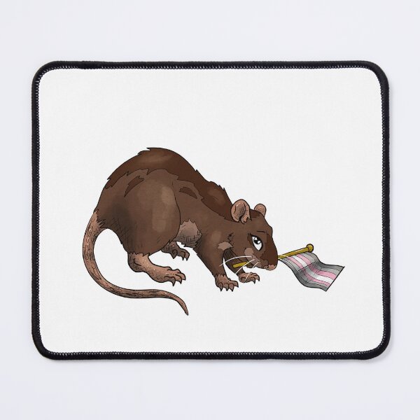 Item preview, Demigirl Pride rat designed and sold by RootSpellStudio.