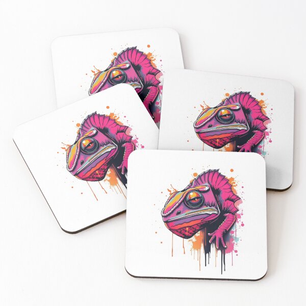 Item preview, Chameleon Graffiti Street Art - Modern Graphic Art designed and sold by QuirkThreadsCo.