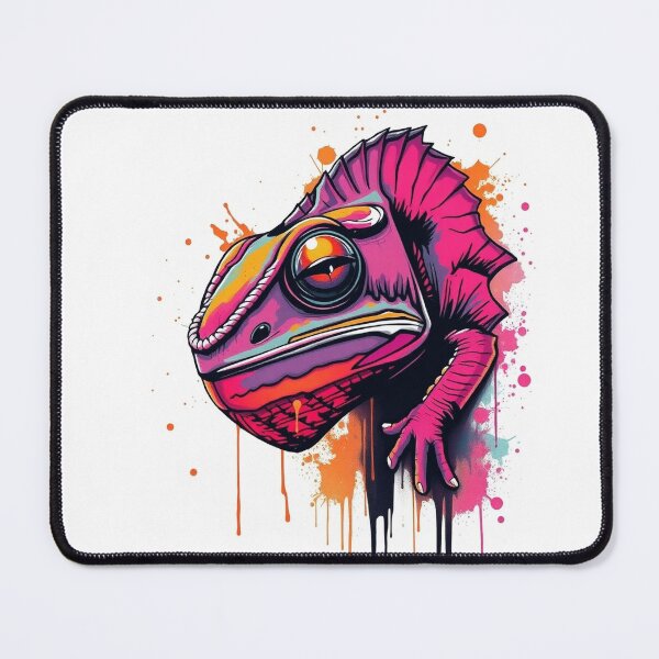 Item preview, Chameleon Graffiti Street Art - Modern Graphic Art designed and sold by QuirkThreadsCo.
