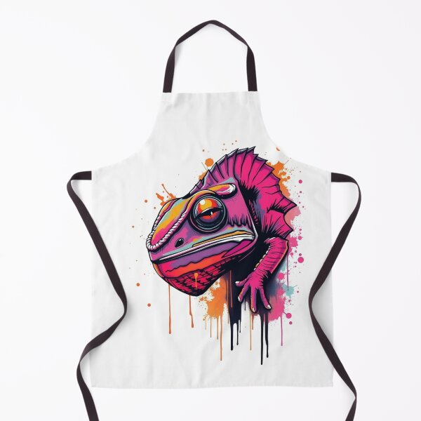 Item preview, Chameleon Graffiti Street Art - Modern Graphic Art designed and sold by QuirkThreadsCo.